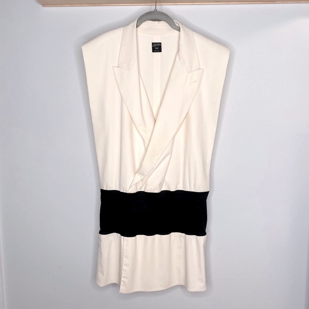 Jean Paul Gaultier Tuxedo Mini Tunic